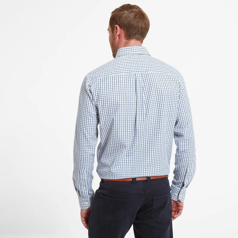 Schoffel Mens Milton Tailored Shirt Racing/Navy-6